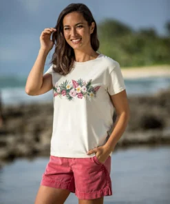Front Page 49 Aloha Band - Coconut Dyed Short Sleeve Crewneck T-Shirt